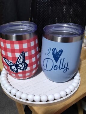 I Love Dolly Blue Insulated Tumbler